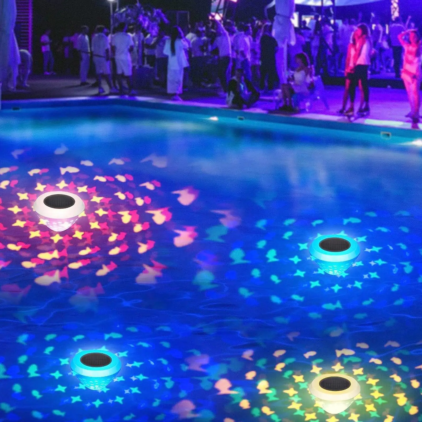 Floating Lights Waterproof Col - Pool Light Solar Rechargeable ulasan dan harga