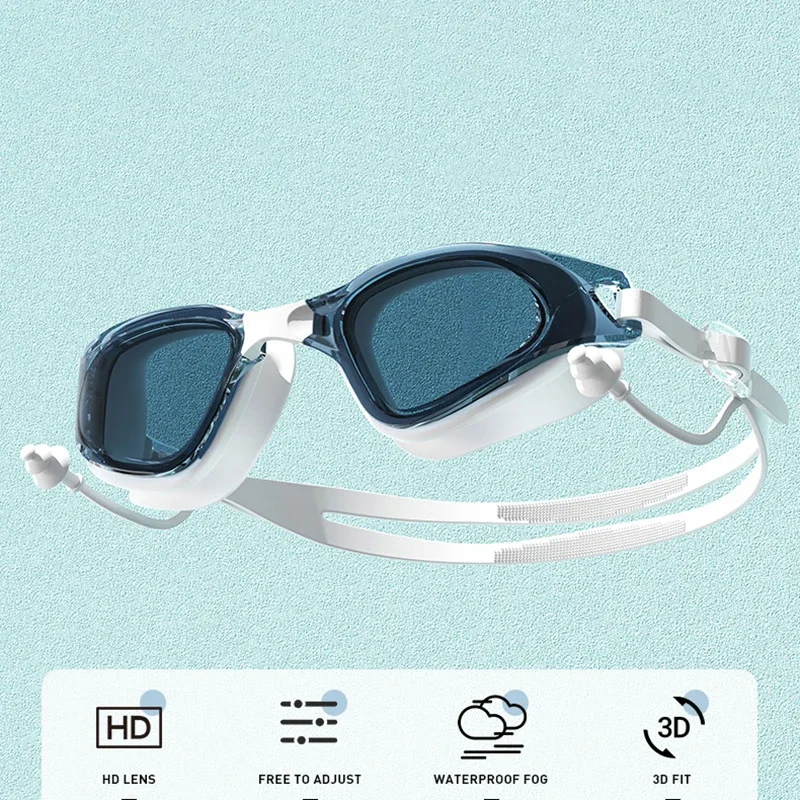 1Pair Of Adult New Anti-fog Sw - Swim Goggles Anti Fog Uv ulasan dan harga