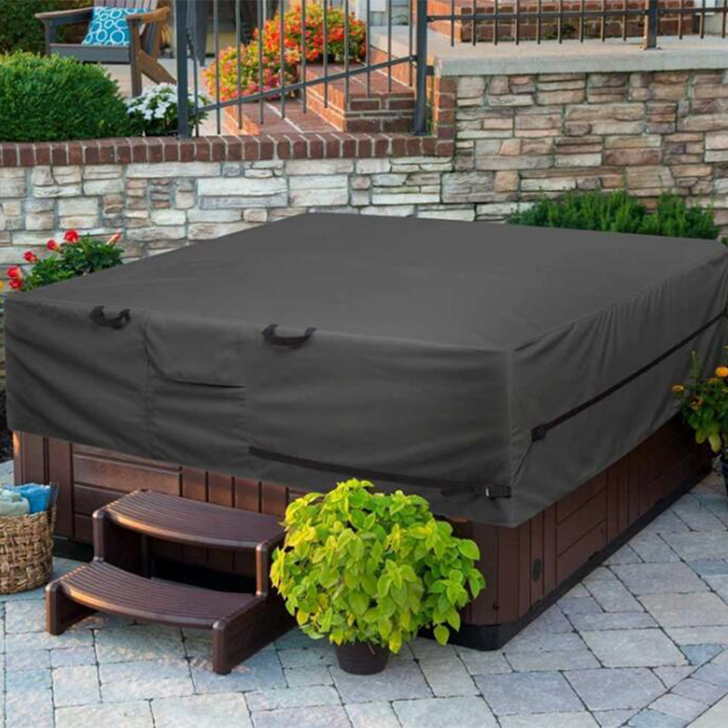 Square Spa Hot Tub Dust Cover  - Pool Cover Waterproof ulasan dan harga