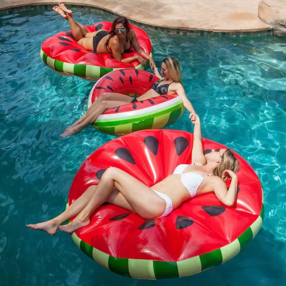 1pc Watermelon Swimming Ring P - Pool Float Ring Inflatable ulasan dan harga