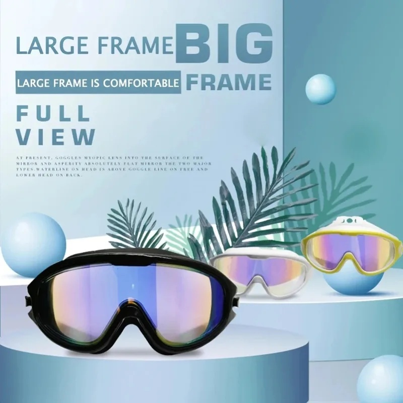 Mirrored Adult Swim Goggles –  - Swim Goggles Anti Fog Uv ulasan dan harga