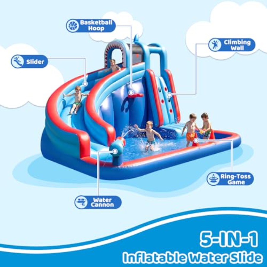 Backyard inflatable water slid - Water Slide Inflatable ulasan dan harga