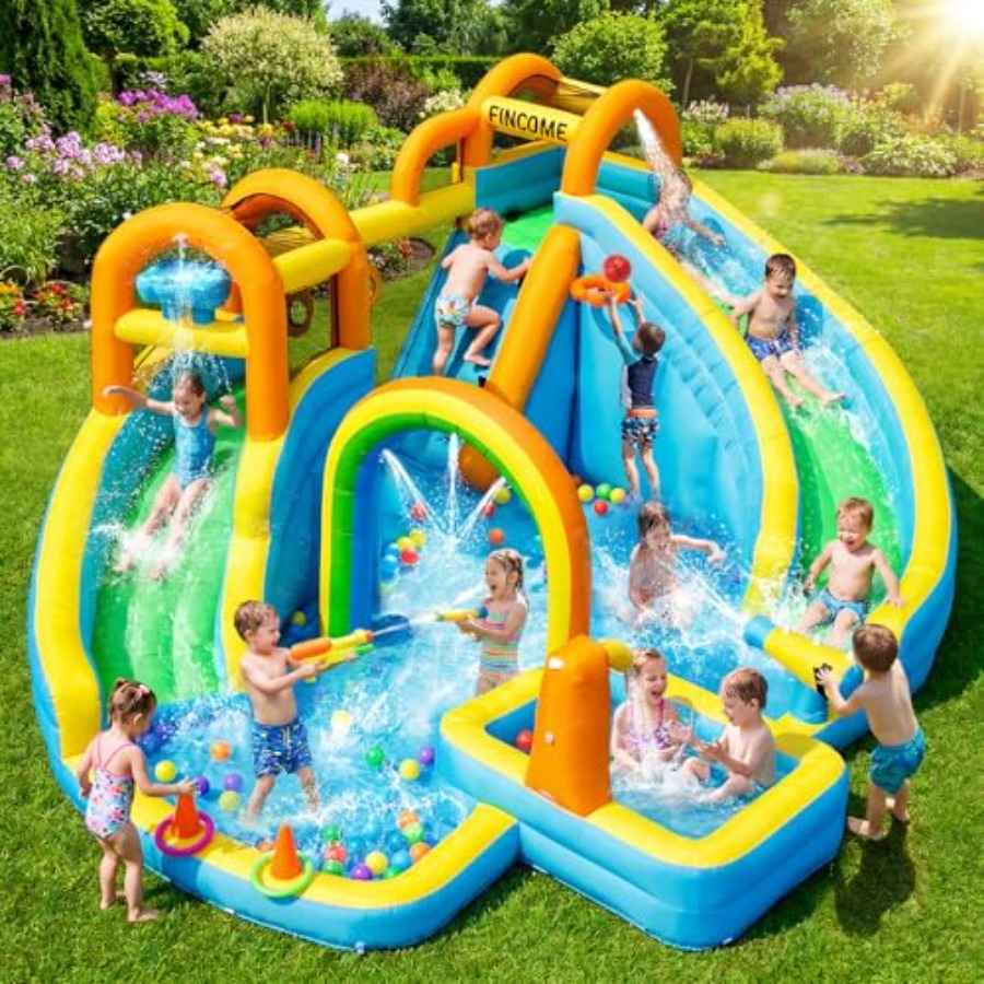 Backyard outdoor inflatable wa - Water Slide Inflatable ulasan dan harga