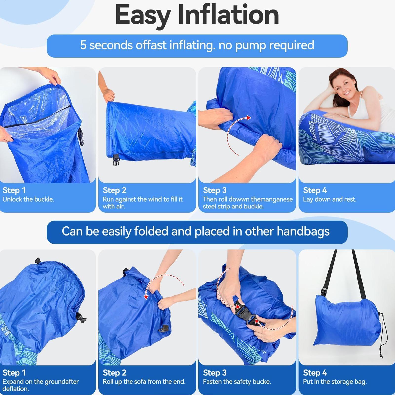 Inflatable Lounger with Sunsha - Pool Lounger Inflatable ulasan dan harga