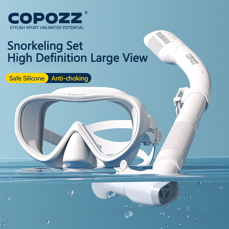 COPOZZ New Diving Mask Full Vi - Snorkel Mask Full Face ulasan dan harga