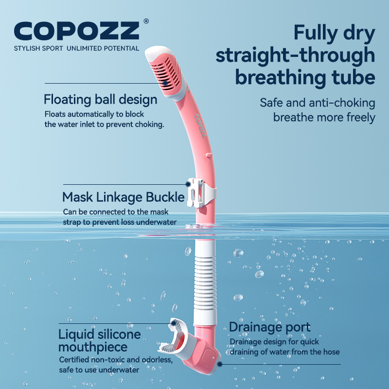 COPOZZ New Diving Mask Full Vi - Snorkel Mask Full Face ulasan dan harga