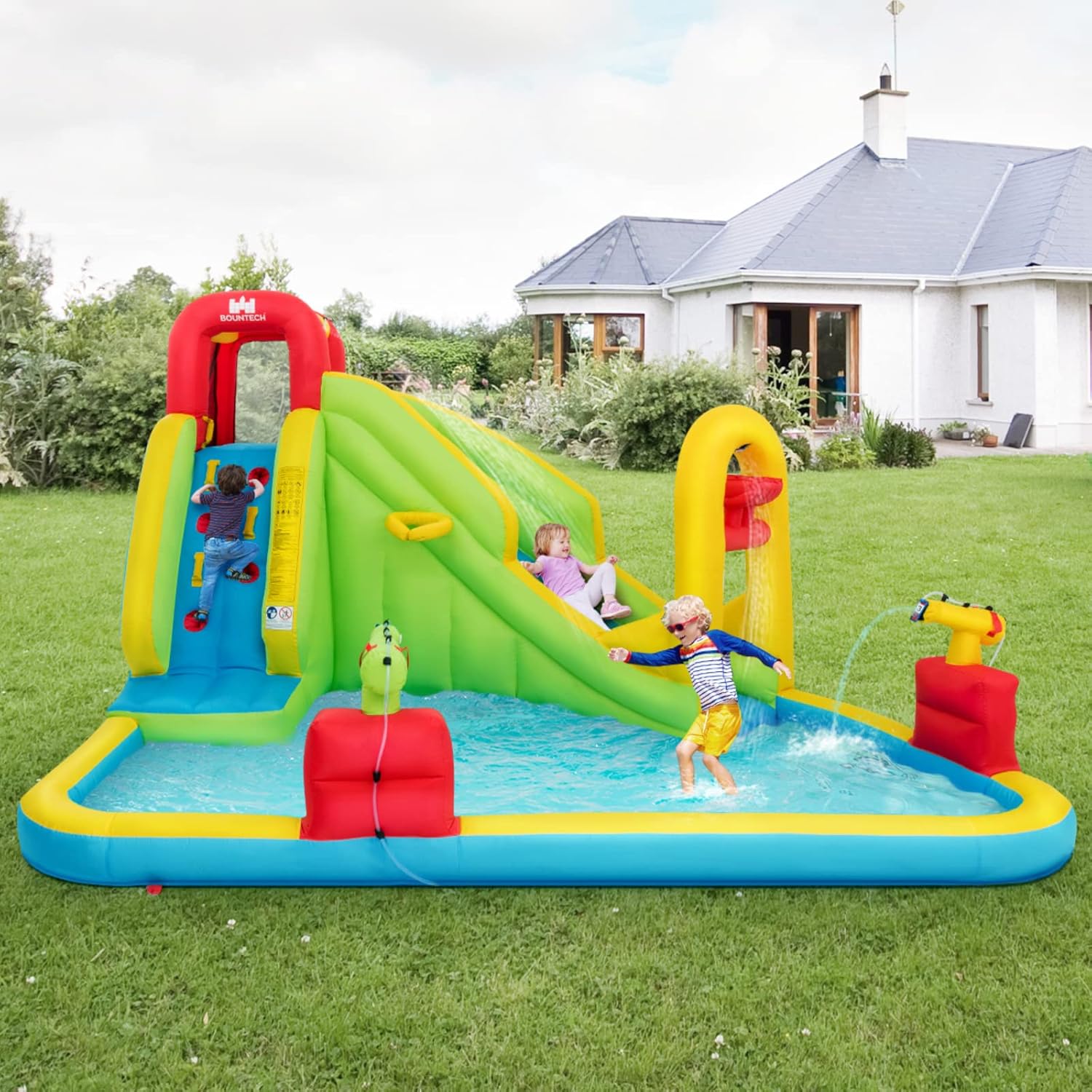 Mega Inflatable Water Park Bou - Water Slide Inflatable ulasan dan harga