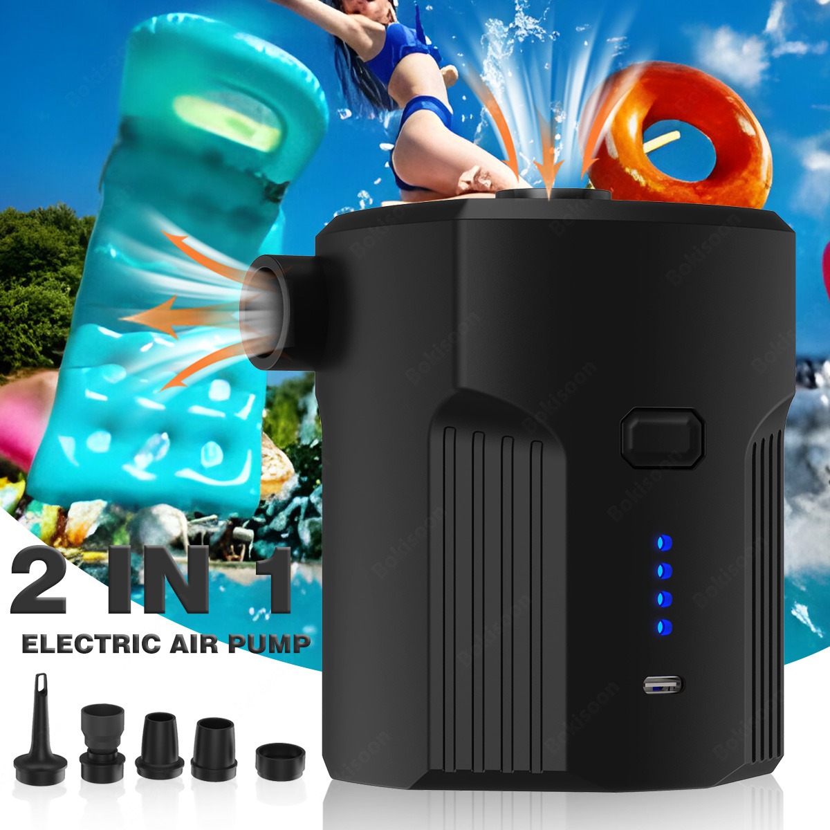Portable Electric Air Pump for - Pool Lounger Inflatable ulasan dan harga