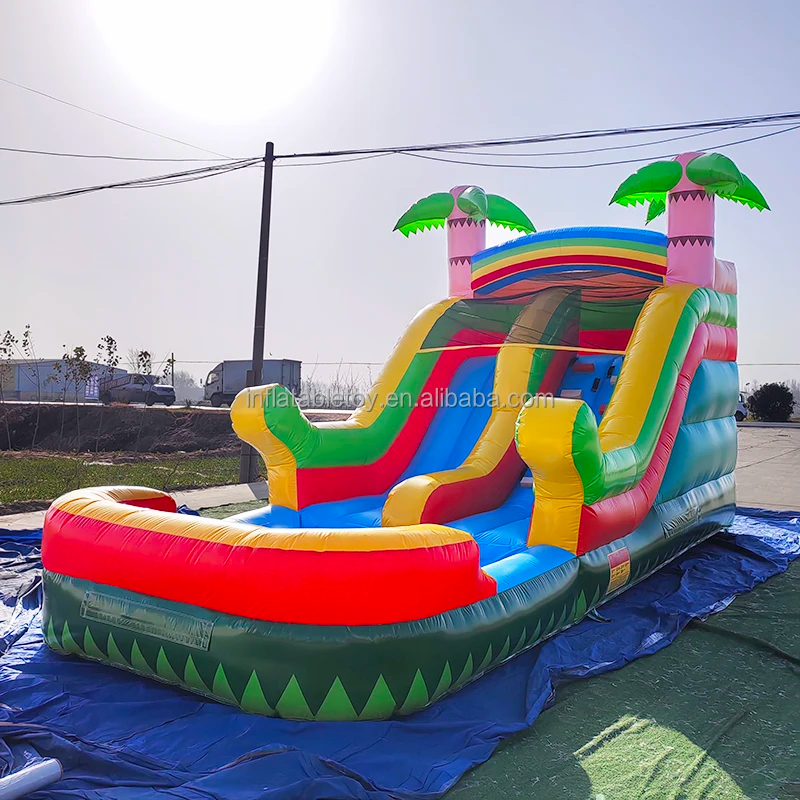 Durable  PVC Commercial Inflat - Water Slide Inflatable ulasan dan harga