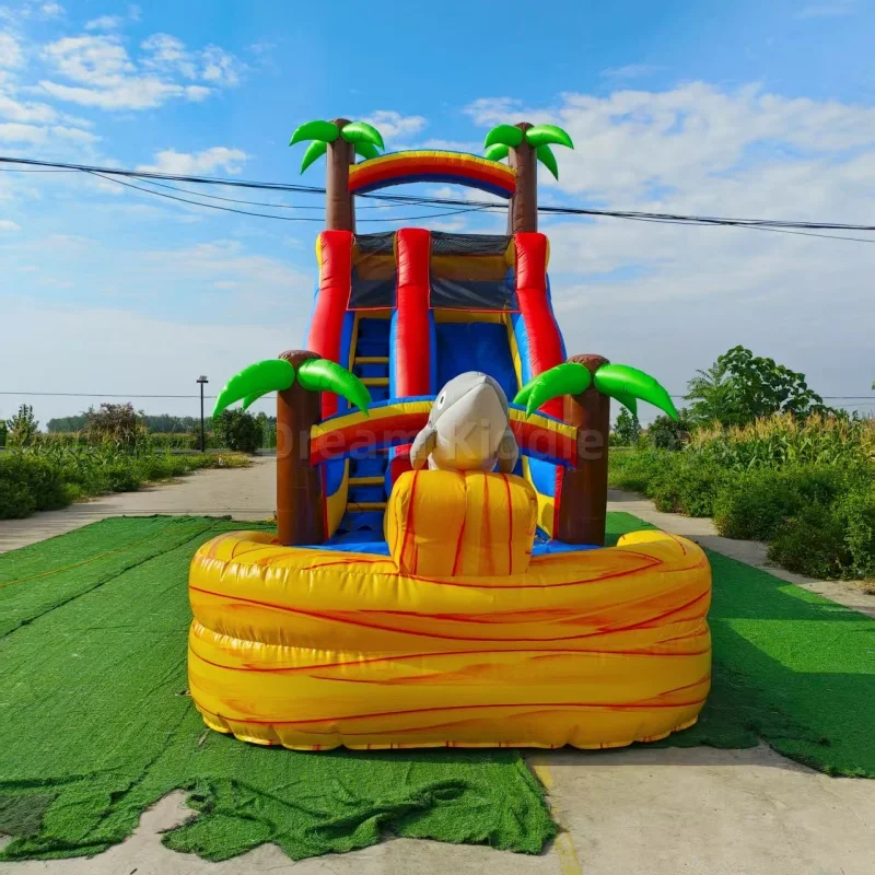 Durable  PVC Commercial Inflat - Water Slide Inflatable ulasan dan harga