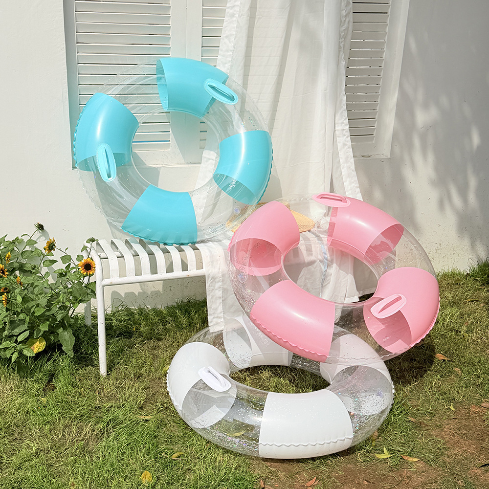 Transparent  Swimming Ring Adu - Pool Lounger Inflatable ulasan dan harga
